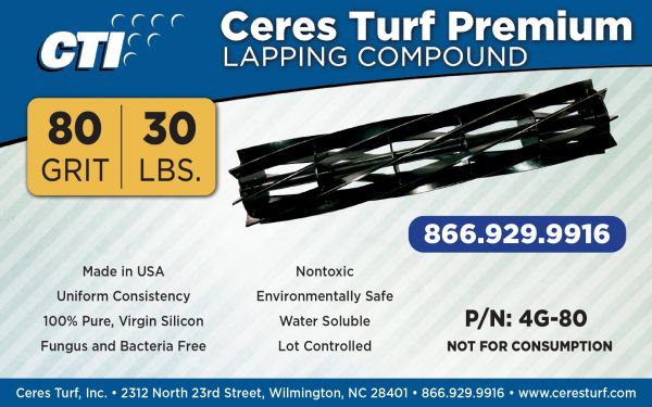 Pinhigh Lapping Compound, 180 grit, 25 lbs. - Advanced Turf Solutions