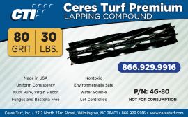 Premium Lapping Compound - 80 grit / 30 Lb.